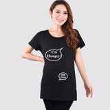 Black Maternity Funny T-Shirt