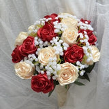 Red Roses Wedding Bouquet