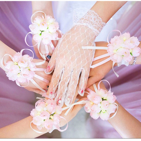 Pink Hand Flowers