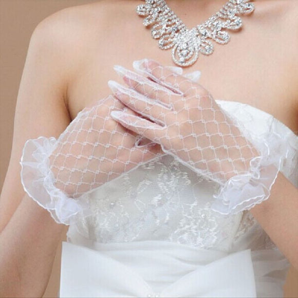 Transparent Bridal Gloves