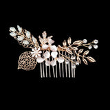 Gold Leaf Hair Comb