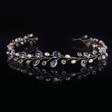 Simple Crystal Handmade Bride Hairband