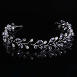 Simple Crystal Handmade Bride Hairband