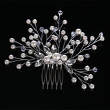 Pearl Bead Bride Hair Comb