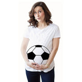 Football Print Pregnant T-shirt